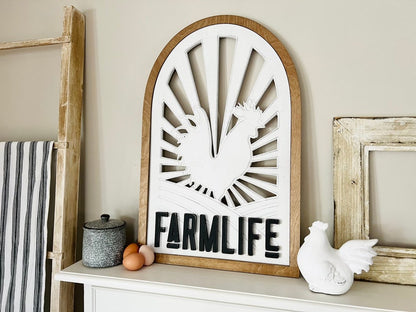 Personalized farm or homestead sign with your name